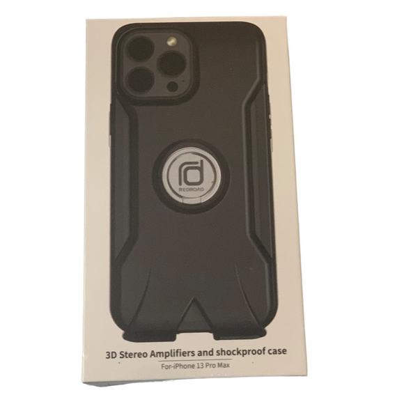 iPhone 13 Pro Max Case 3D Stereo Amplifiers New - Picture 1 of 2